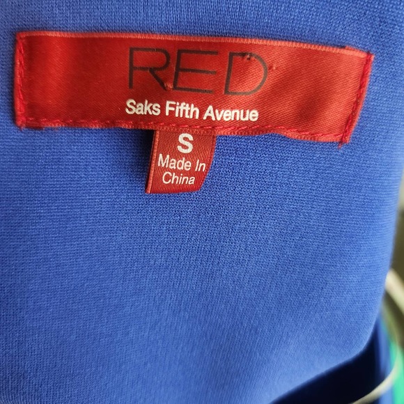 RED Sax Fifth Avenue Camilla and Marc Moondance Colorblock Dress, Size 4 - Picture 10 of 11